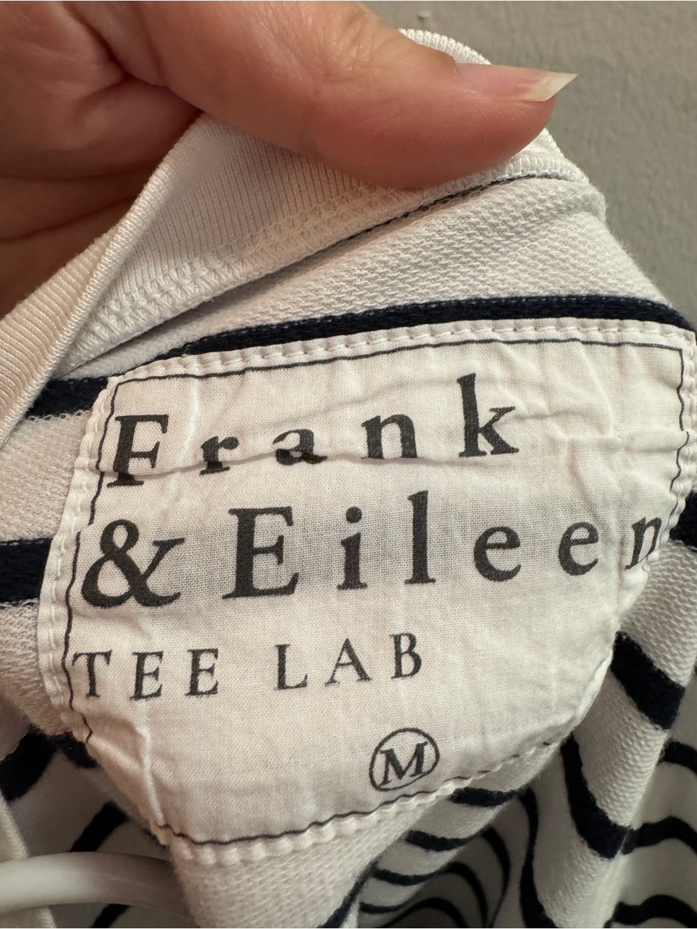 Frank & Eileen Striped Crewneck - Black & White - Picture 4 of 4